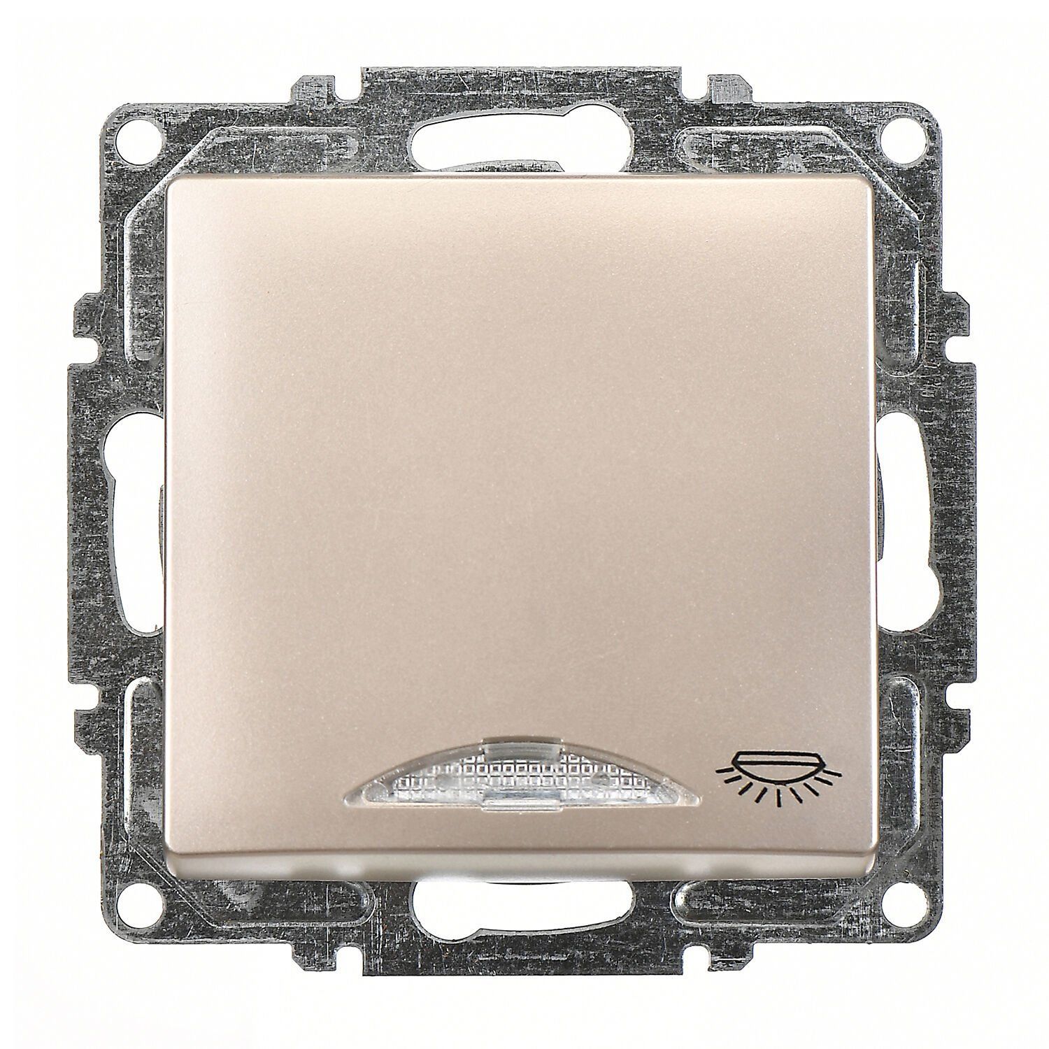 Günsan Visage Metalik Bej Klipsli Işıklı Liht