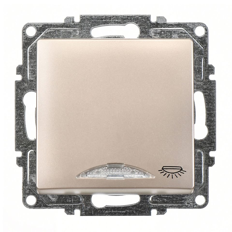 Günsan Visage Metalik Bej Klipsli Işıklı Liht