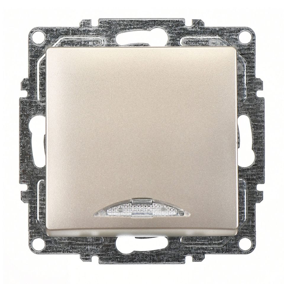 Günsan Visage Işıklı Anahtar (klipsli) Metalik Bej