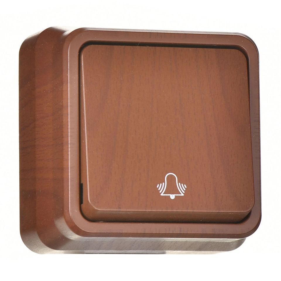 Günsan Fantasy Ceviz Vidalı Zil Butonu