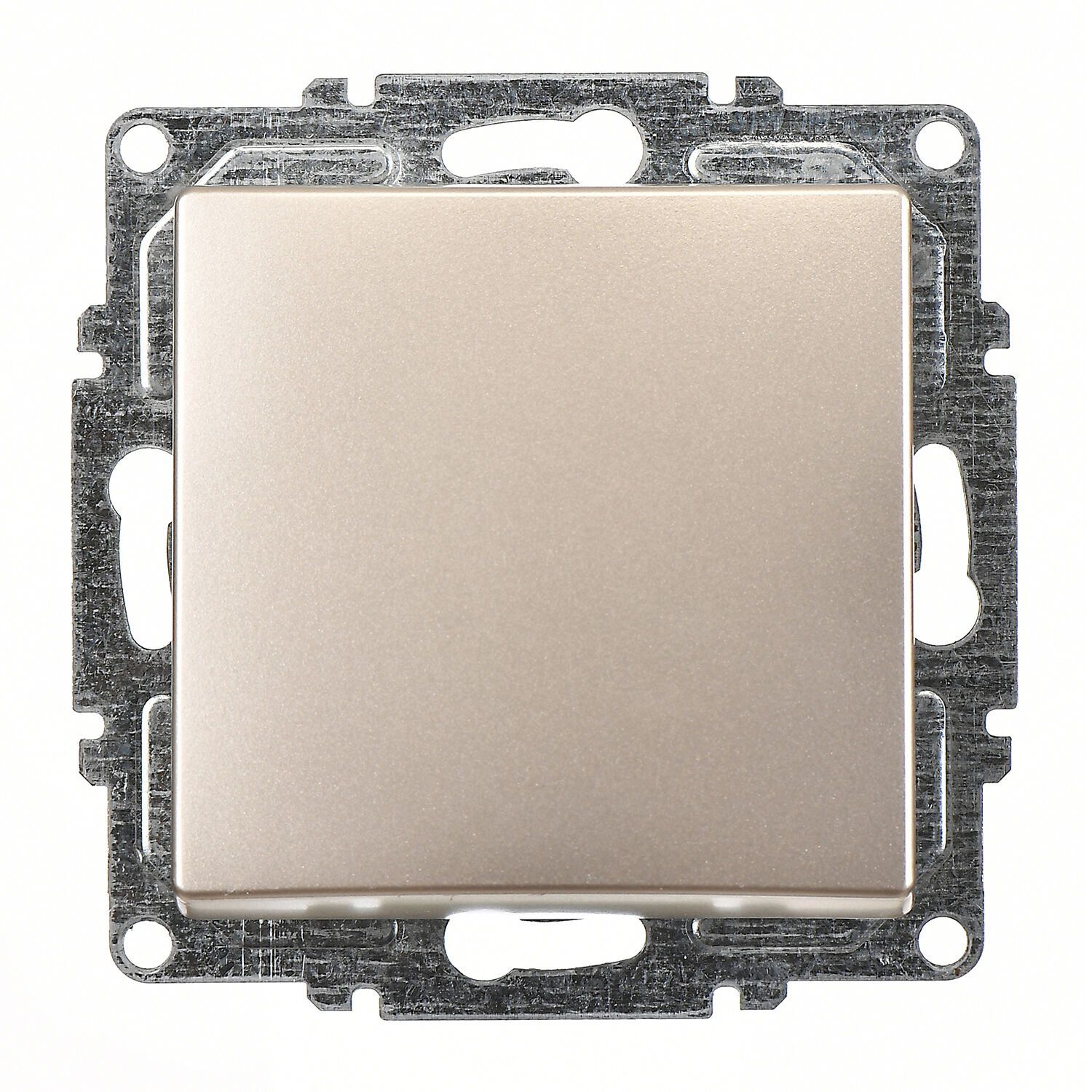 Günsan Visage Anahtar Metalik Bej Klipsli Anahtar 10AX 250V