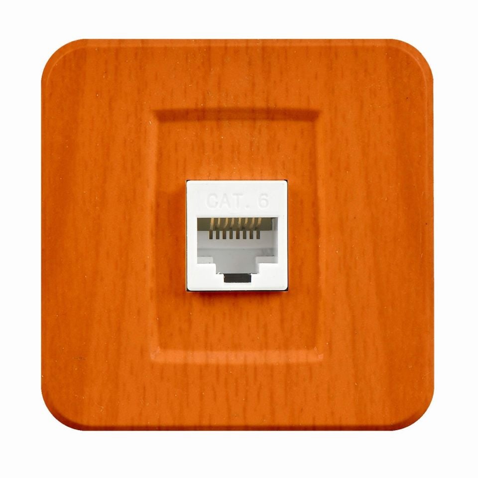 Günsan Fantasy Misya Tekli Data Prizi (RJ45 Cat6) Meşe