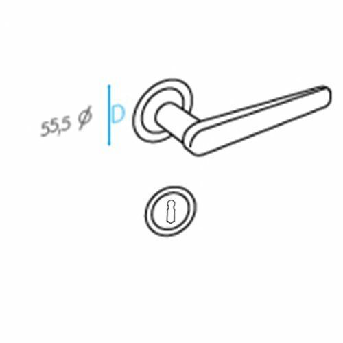 DOĞANLAR PİER SATEN ROZETLİ KAPI KOLU