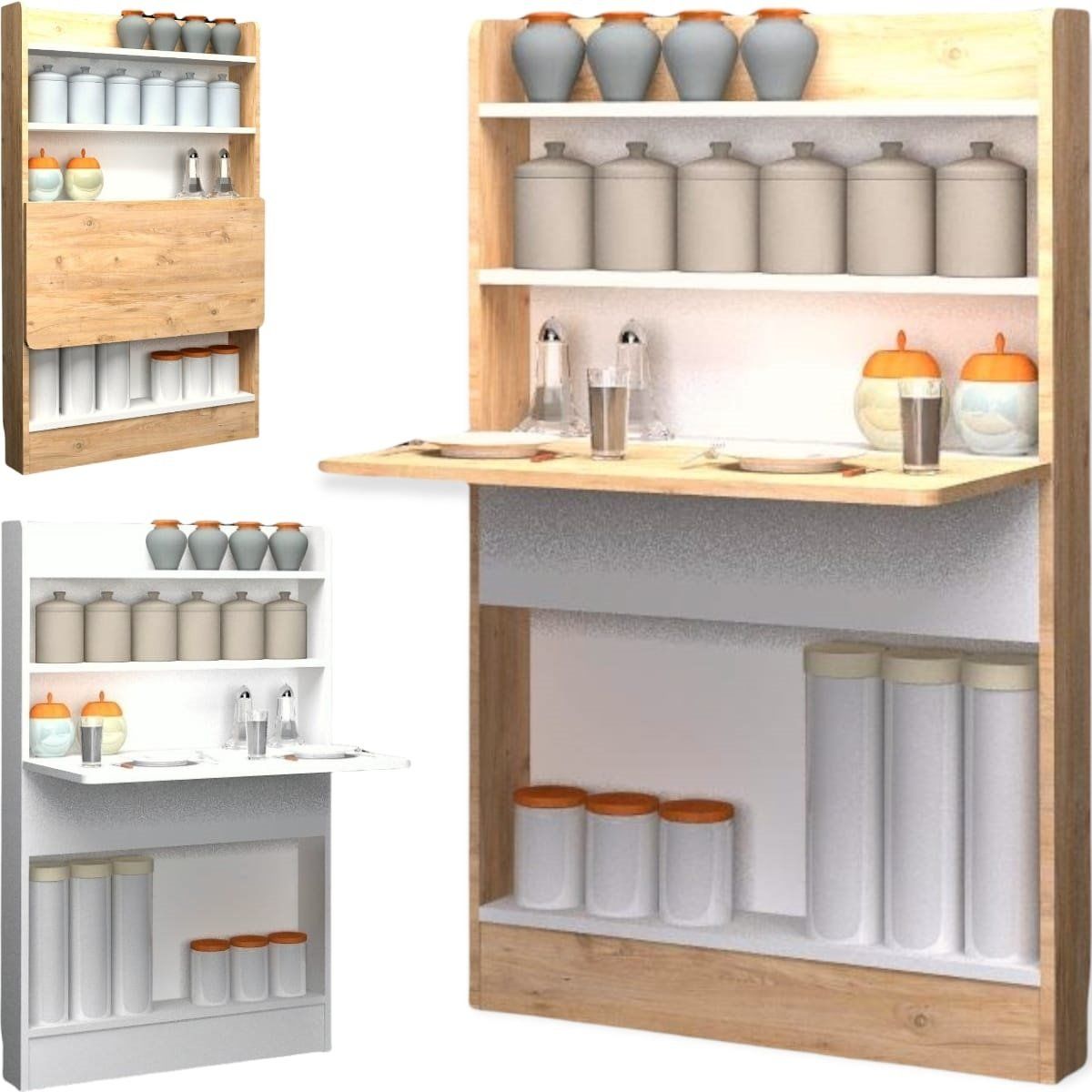 Duvar Sabit Masa 70 en 130 Boy