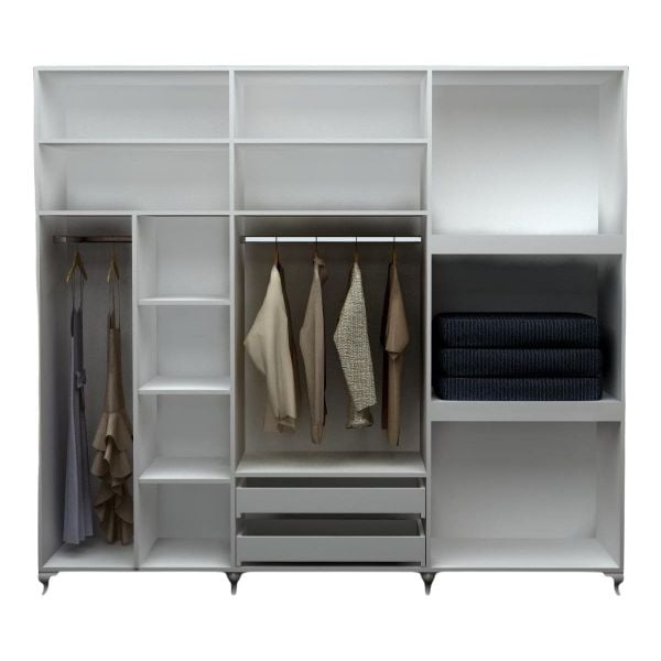 Gardrop 6 Kapaklı Beyaz