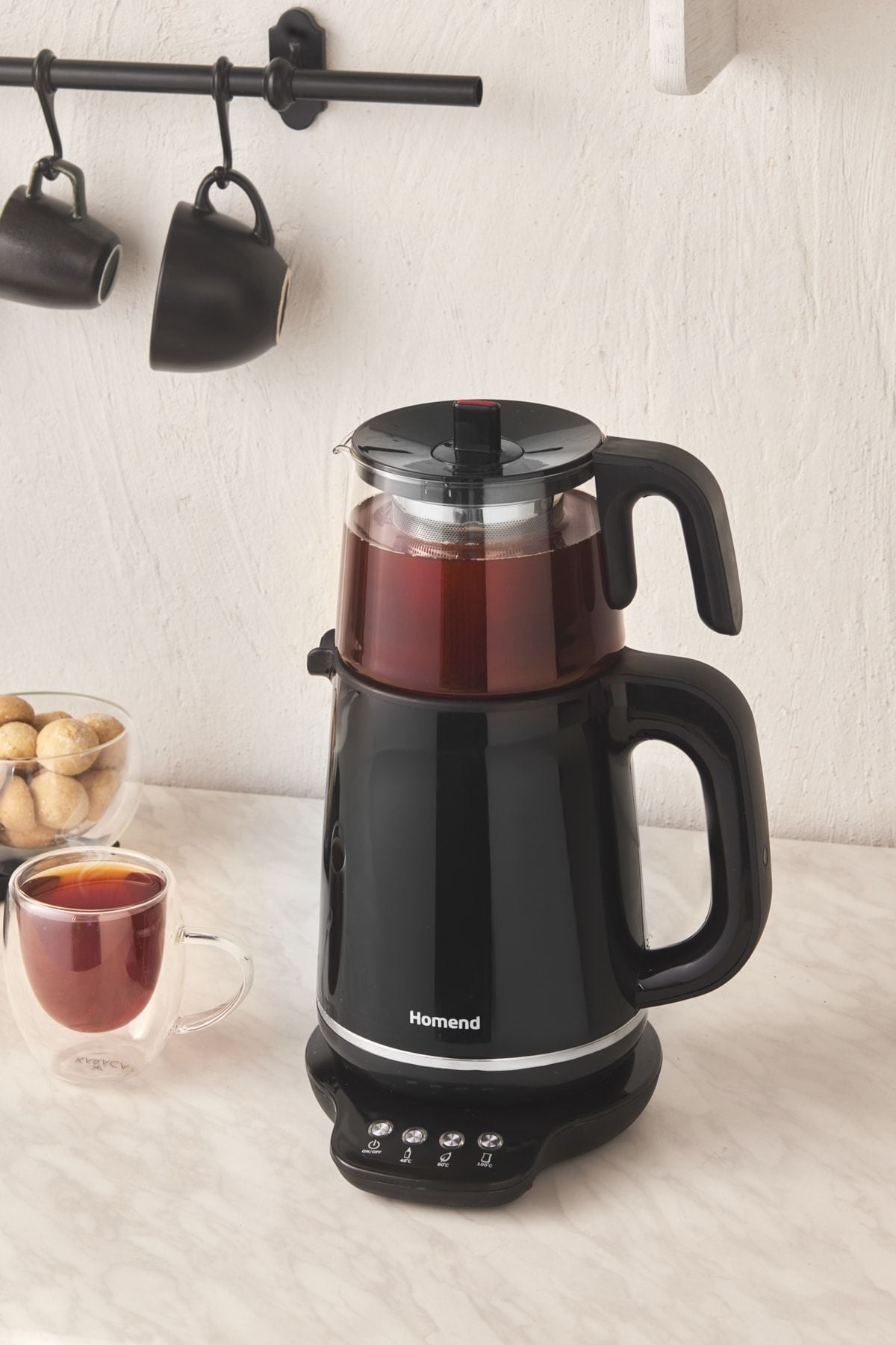 Royaltea 1726h Siyah Konuşan Çay Makinesi