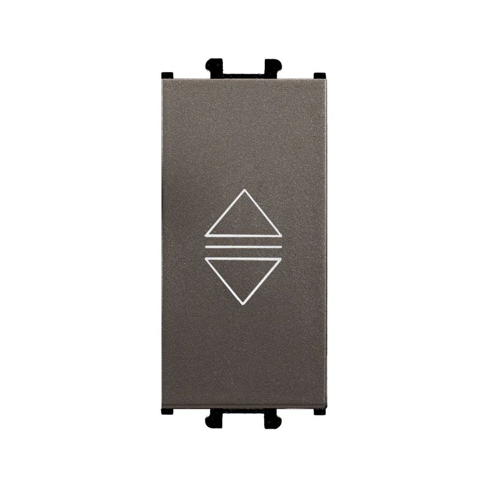 Günsan Domino Tekli Stor/Jaluzi Butonu 1M Mocha