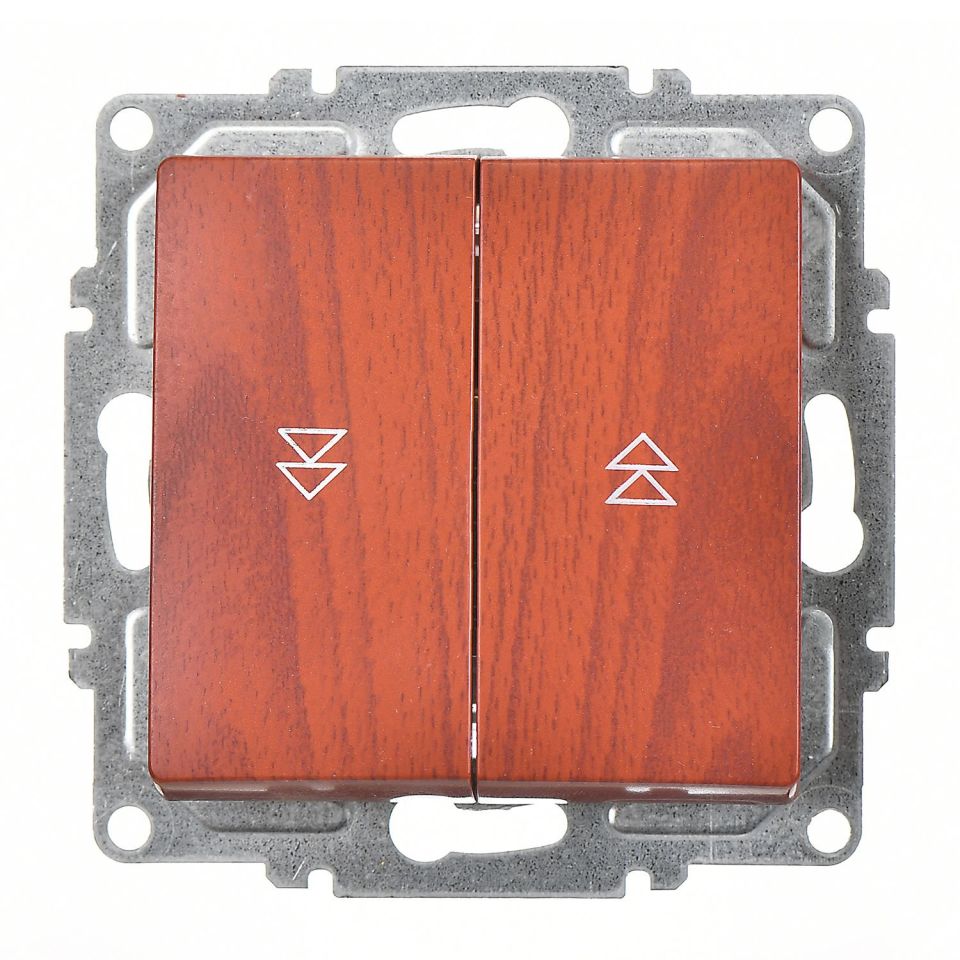 Günsan Visage Kiraz Jaluzi Kumanda Anahtarı - İki Düğmeli ve Klipsli 10AX 250V