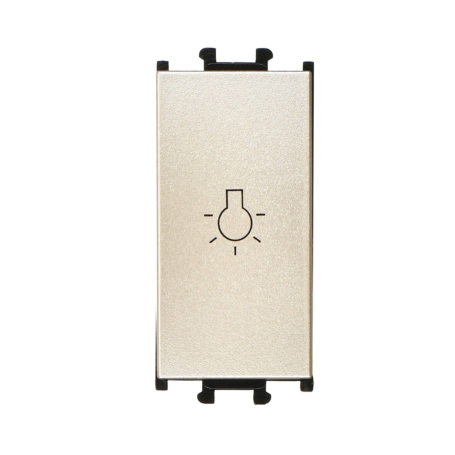 Günsan Domino Metalik Bej Vidalı Liht Anahtar - 1M - 16AX 250V