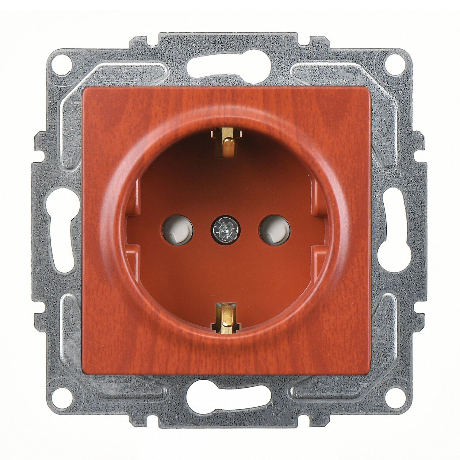 Günsan Visage Kiraz Çocuk Korumalı Topraklı Priz - 16A 250V - Vidalı