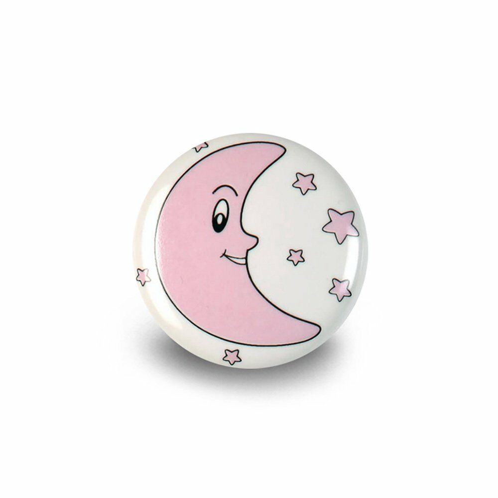 Porselen Düğme Çocuk Odası Kulbu Pembe Ay Mobilya Kulpları Mor Uzun