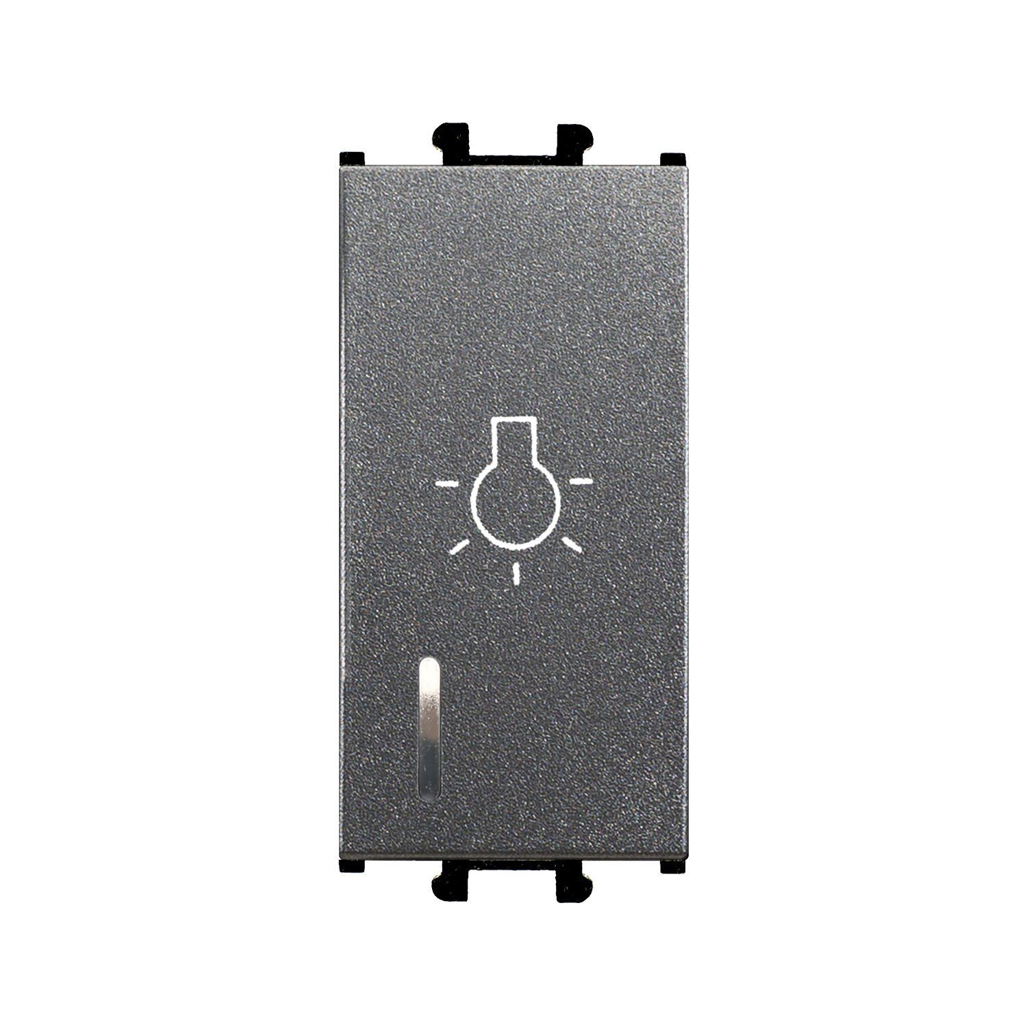 Günsan Domino Füme Vidalı Işıklı Liht Anahtar