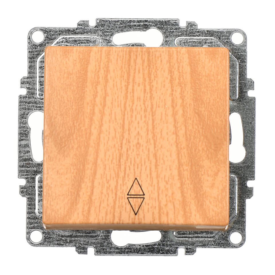 Günsan Visage Akçaağaç Klipsli Vavien Anahtar - 10AX 250V