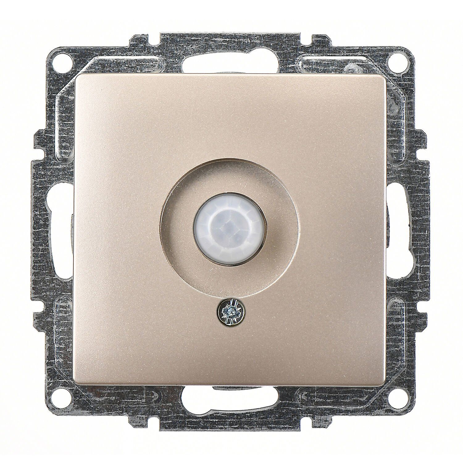 Günsan Visage Metalik Bej Vidalı Hareket Sensörü 230V