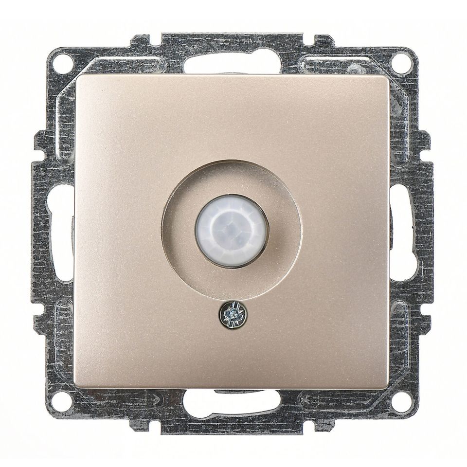 Günsan Visage Metalik Bej Vidalı Hareket Sensörü 230V