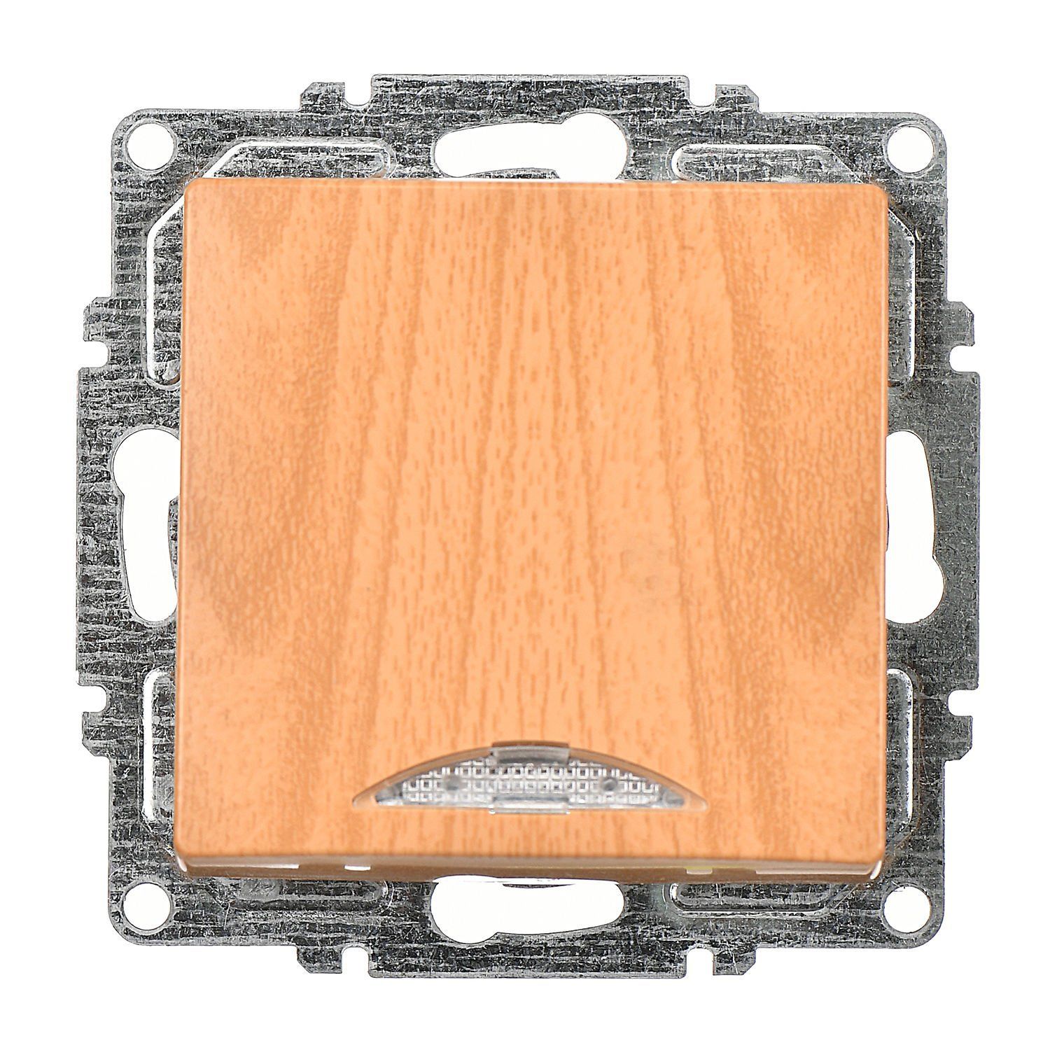 Günsan Visage Akçaağaç Klipsli Işıklı Anahtar