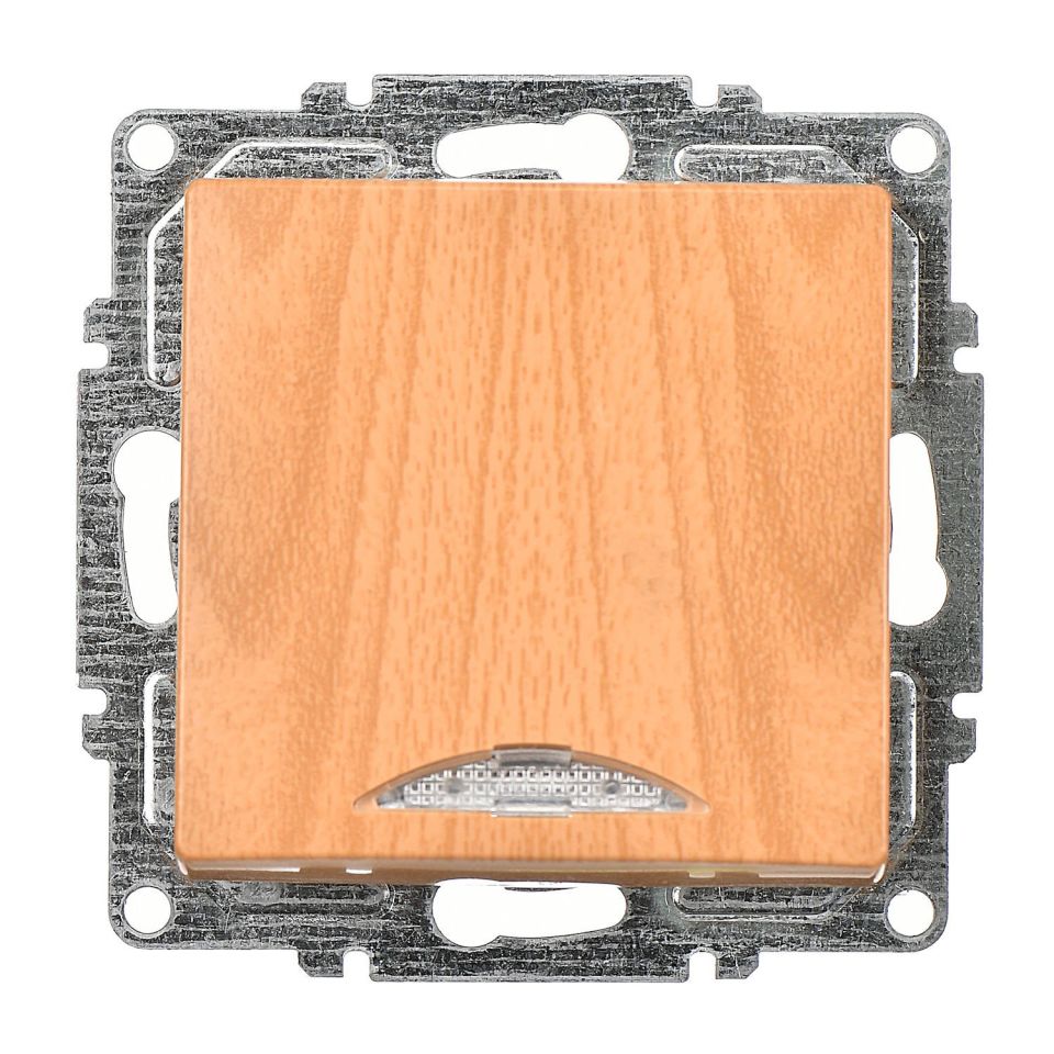 Günsan Visage Akçaağaç Klipsli Işıklı Anahtar