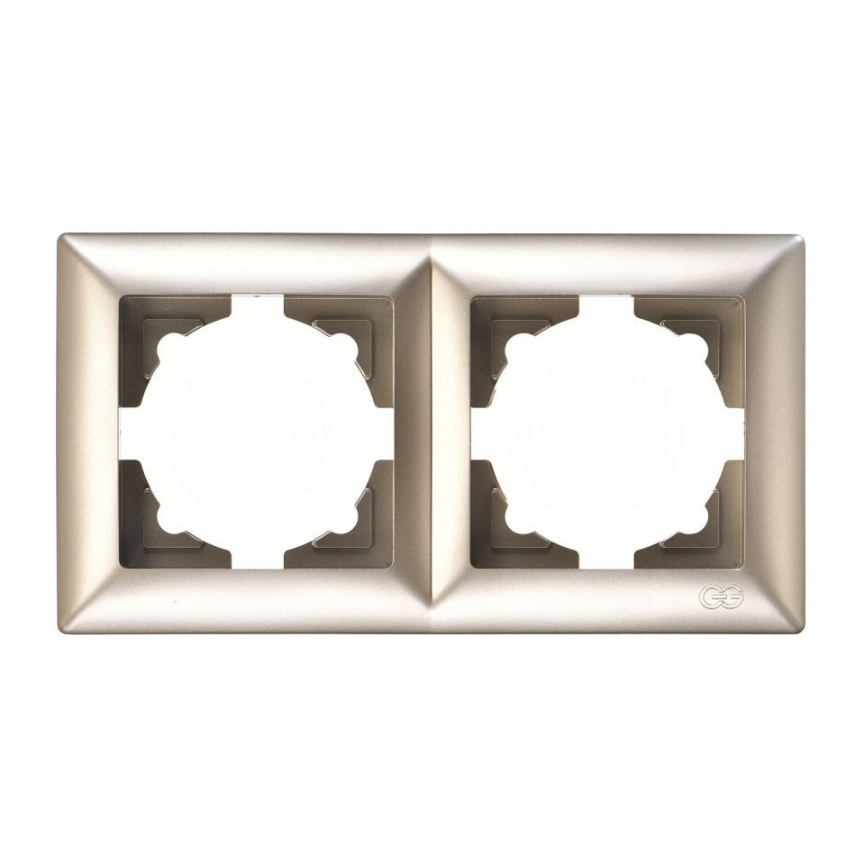 Günsan Visage Metalik Bej İkili Çerçeve