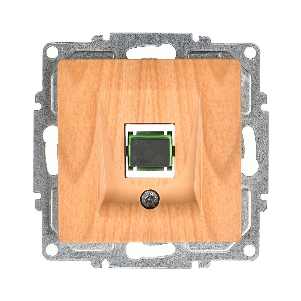 Günsan Visage Akçaağaç Vidalı Fiber Optik Data Prizi