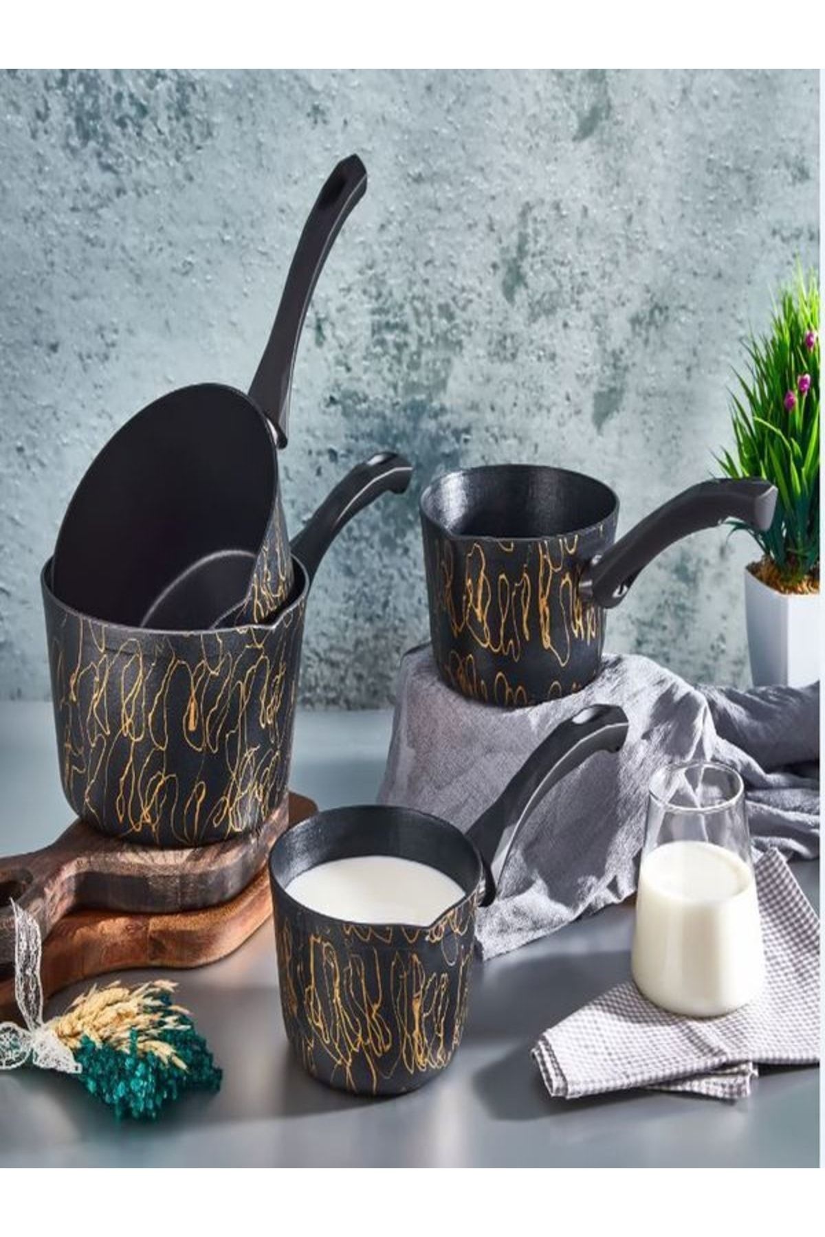 Elegance Granit Ezme Sütlük 16cm