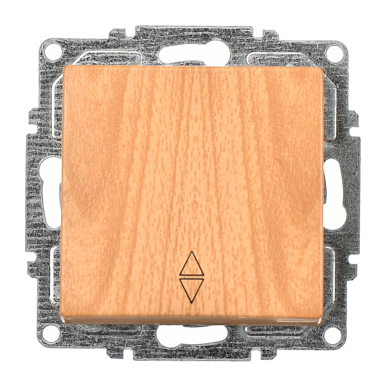 Günsan Visage Akçaağaç Vidalı Vavien Anahtar - 10AX 250V