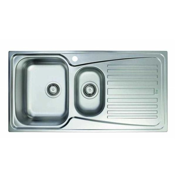 - INFANT 60 - Ankastre Sağ Damlalıklı Eviye - Paslanmaz Çelik - 100 cm - 40109787