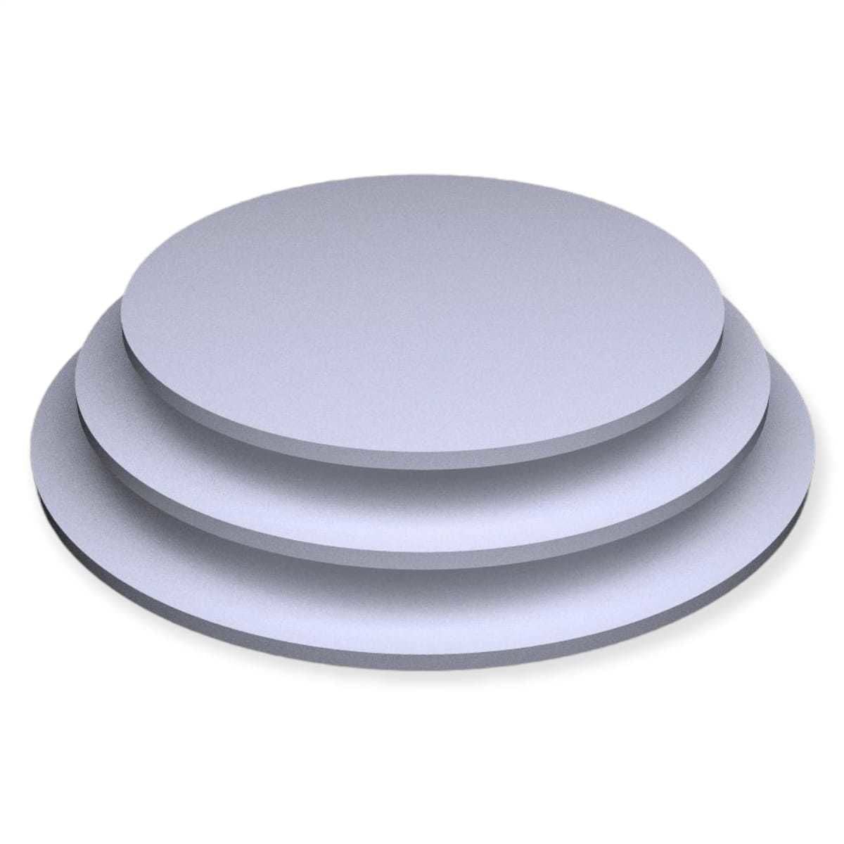 Masa Üst Tablası Yuvarlak MDF Renk Beyaz