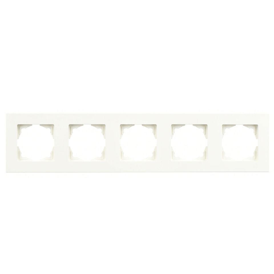 Günsan Eqona Fildişi Beyazı Beşli Çerçeve