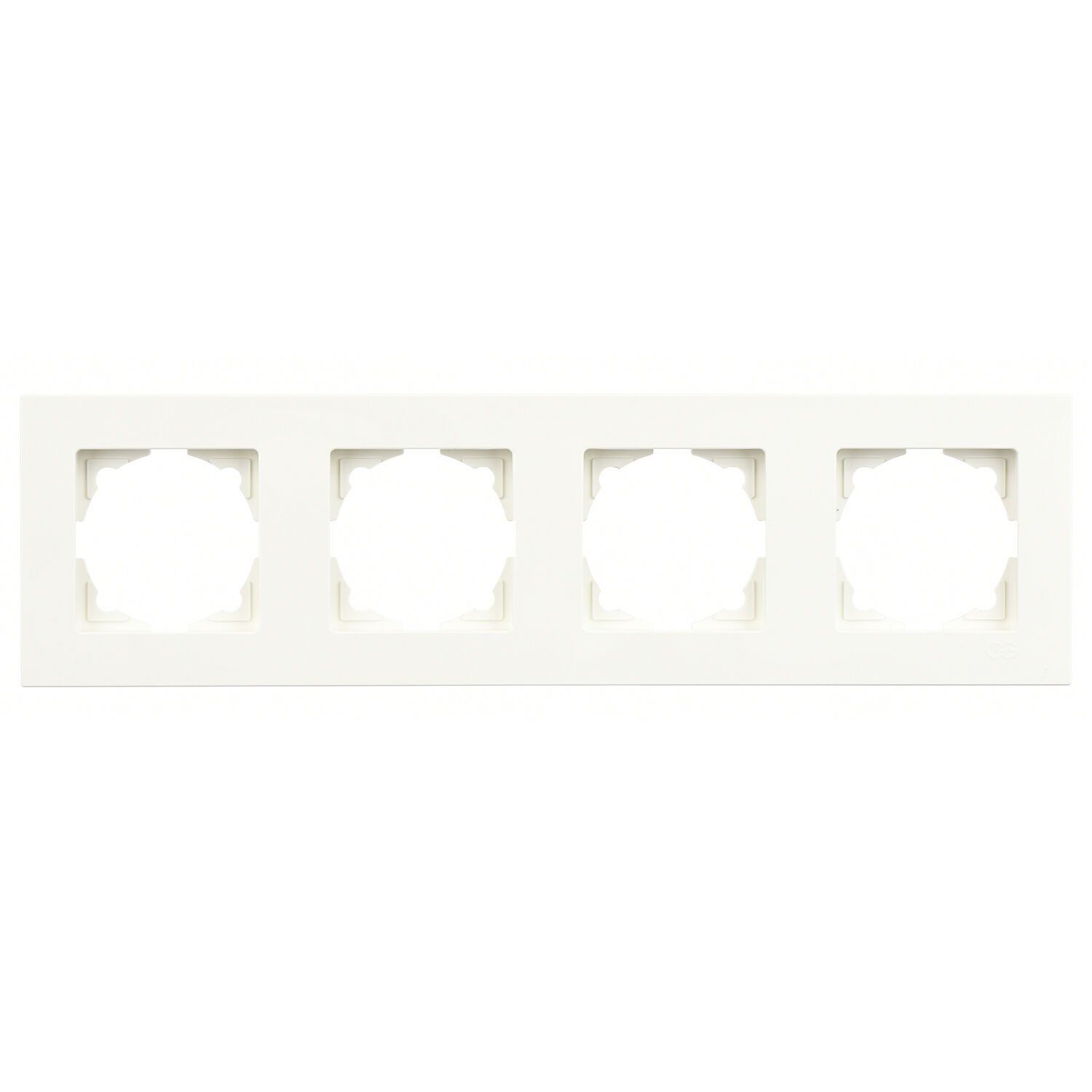 Günsan Eqona Fildişi Beyazı Dörtlü Çerçeve