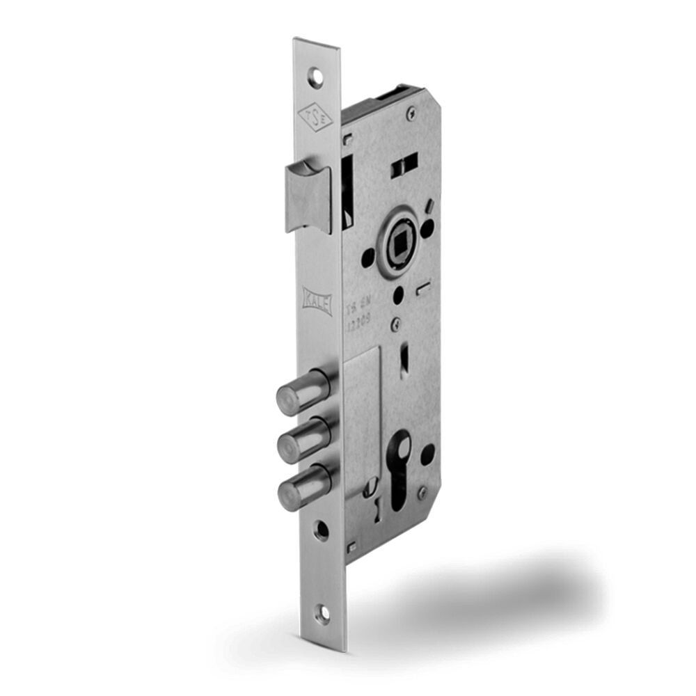 Kale Silindirli Rozet Delikli Daire Kilidi 3 Milli - NİKEL (SİLİNDİRSİZ) - 45 mm