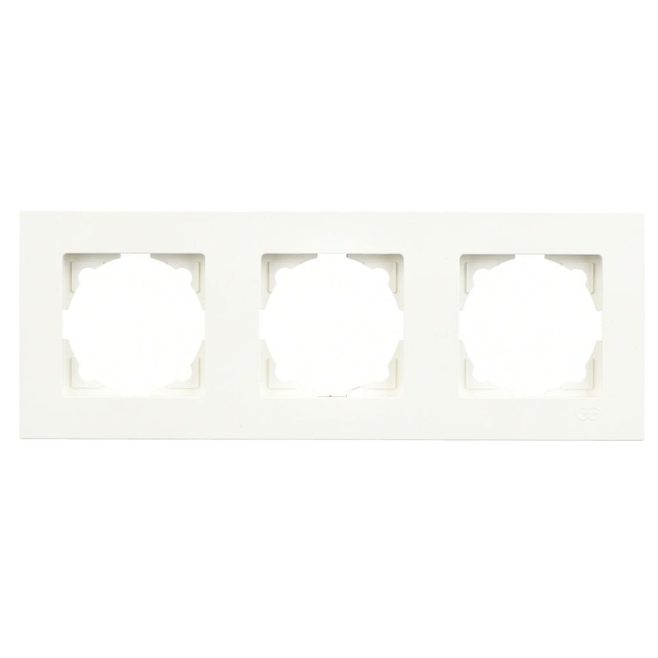 Günsan Eqona Fildişi Beyazı Üçlü Çerçeve