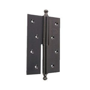 Doğanlar Lüks 14 Cm Okka Misketli Kapı Menteşesi Antrasit Sol