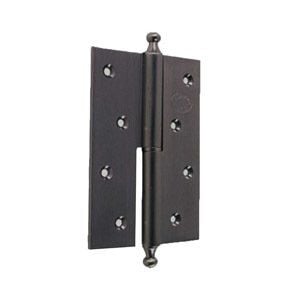 Doğanlar Lüks 14 Cm Okka Misketli Kapı Menteşesi Antrasit Sağ