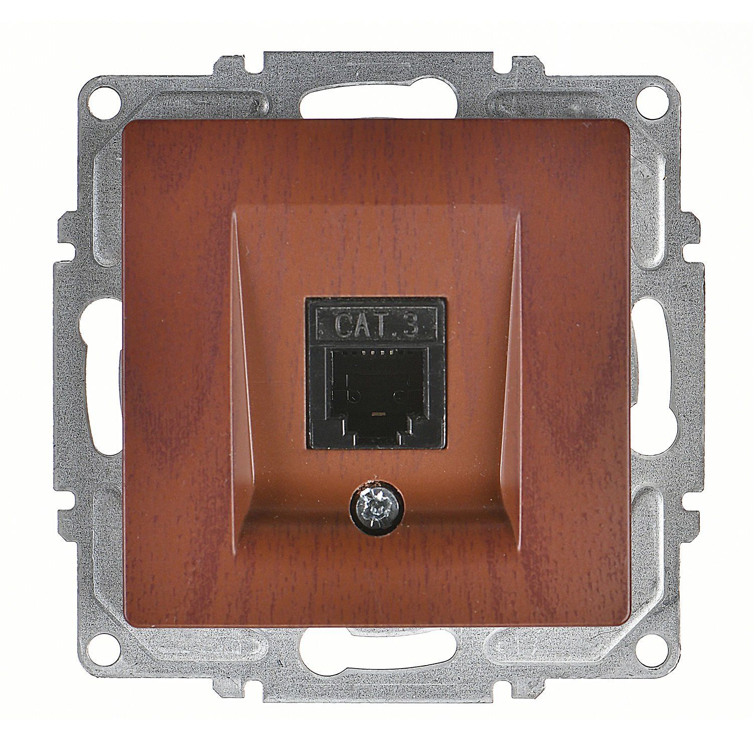 Günsan Visage Nümeris Telefon Prizi (Cat3) Ceviz