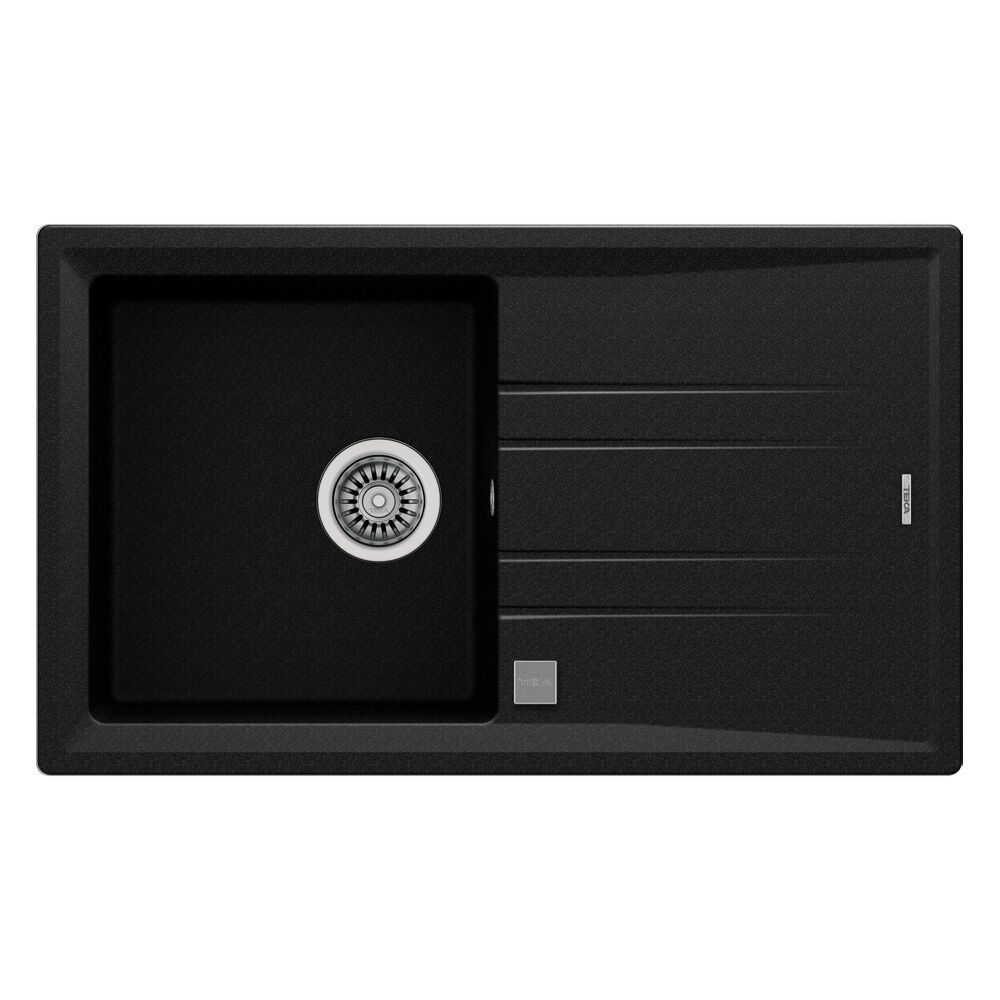 STONE 50 B-TG AUTO Metalik Siyah Granit Evye