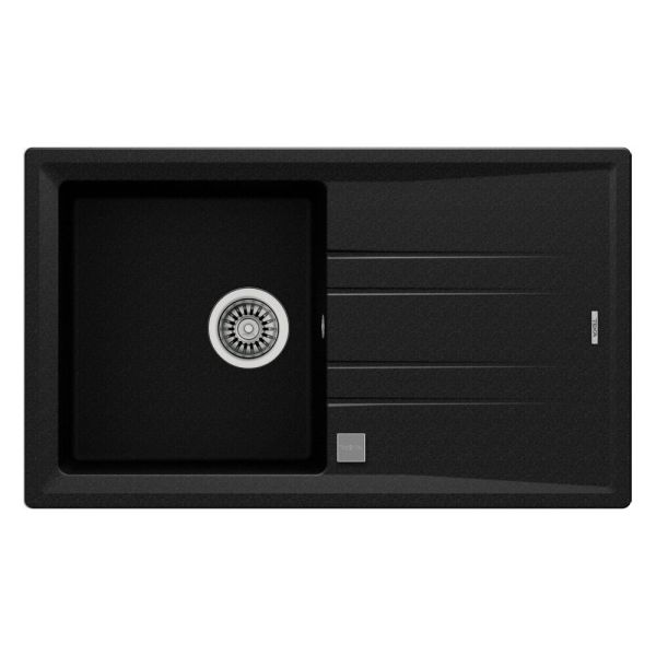 STONE 50 B-TG AUTO Metalik Siyah Granit Evye