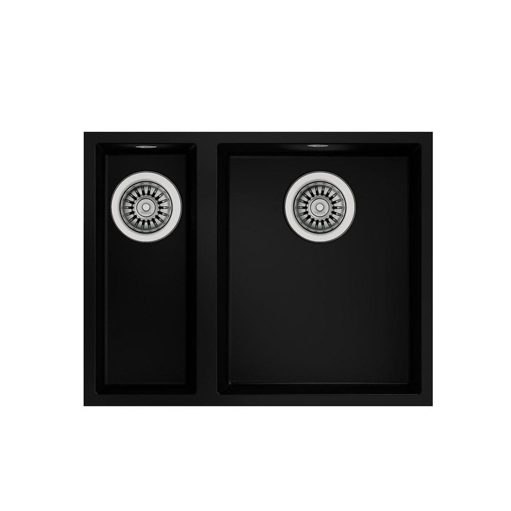 Square 560 Tezgah Altı Siyah Granit Evye