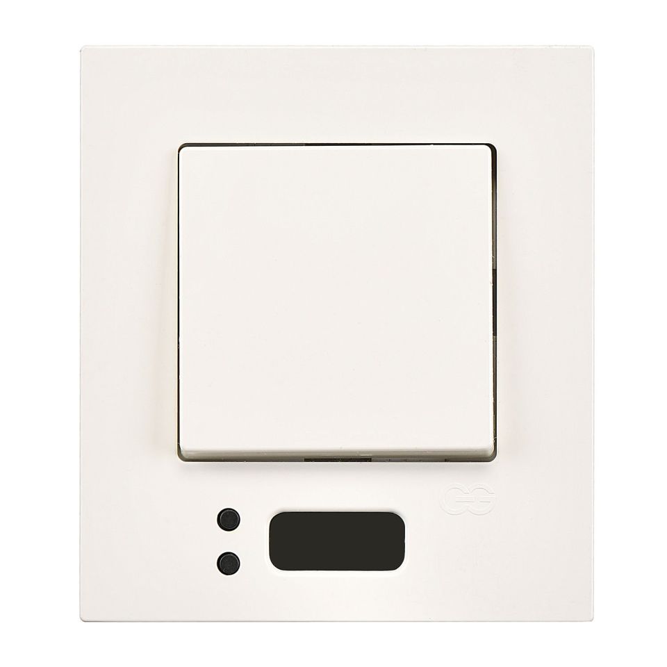 Günsan Eqona Pratik Saat Derece Anahtar Fildişi Beyazı