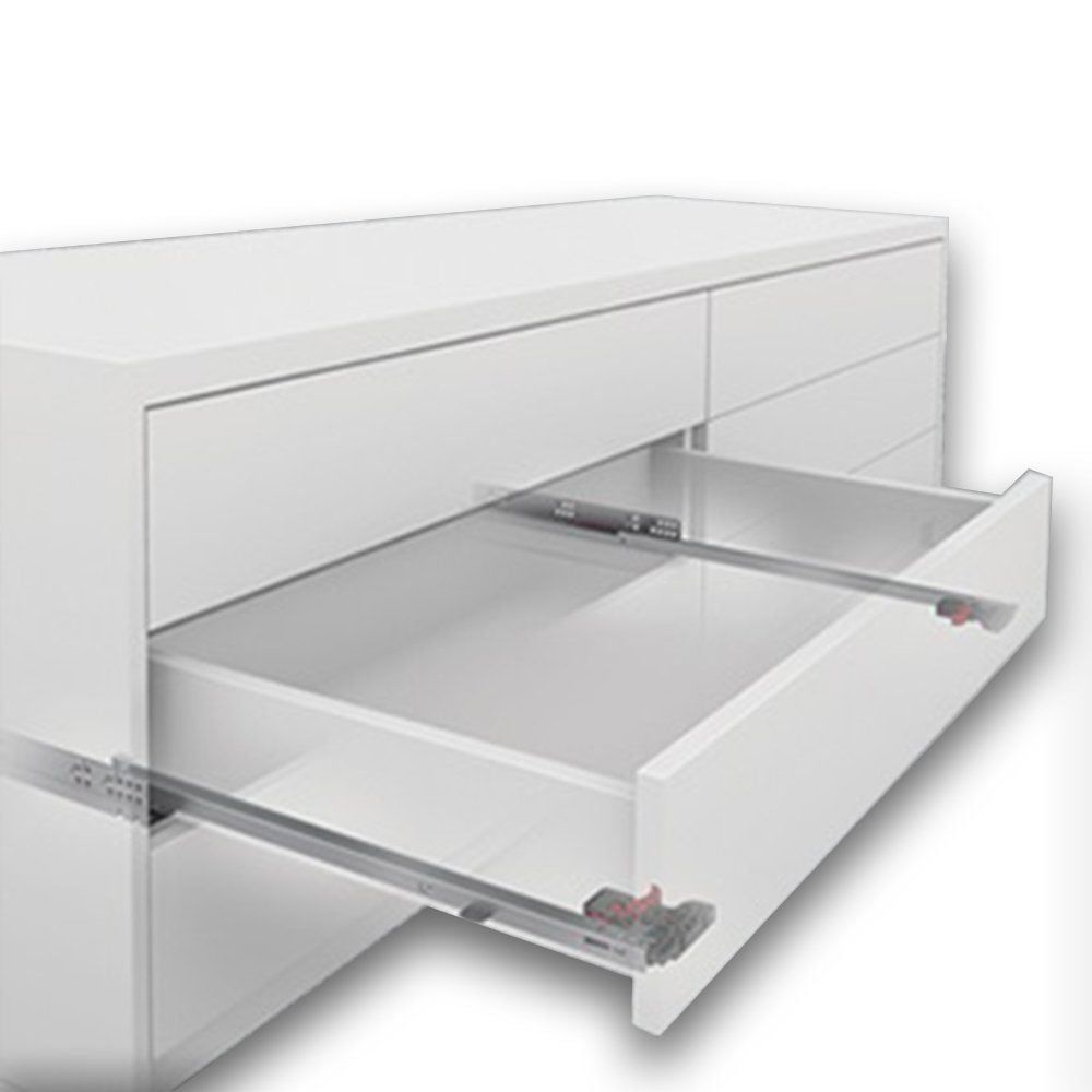 Slide Push Open 45 Cm Tam Açılım Çekmece Ray Mandal Dahil