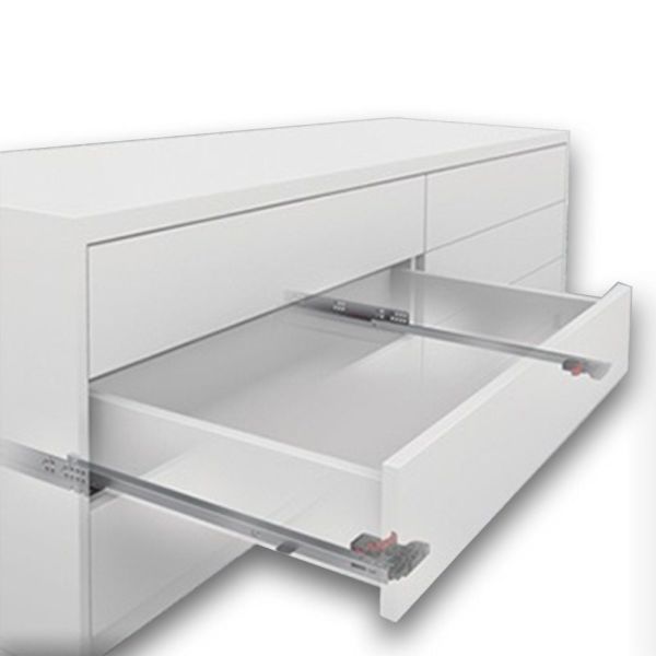 Slide Push Open 45 Cm Tam Açılım Çekmece Ray Mandal Dahil