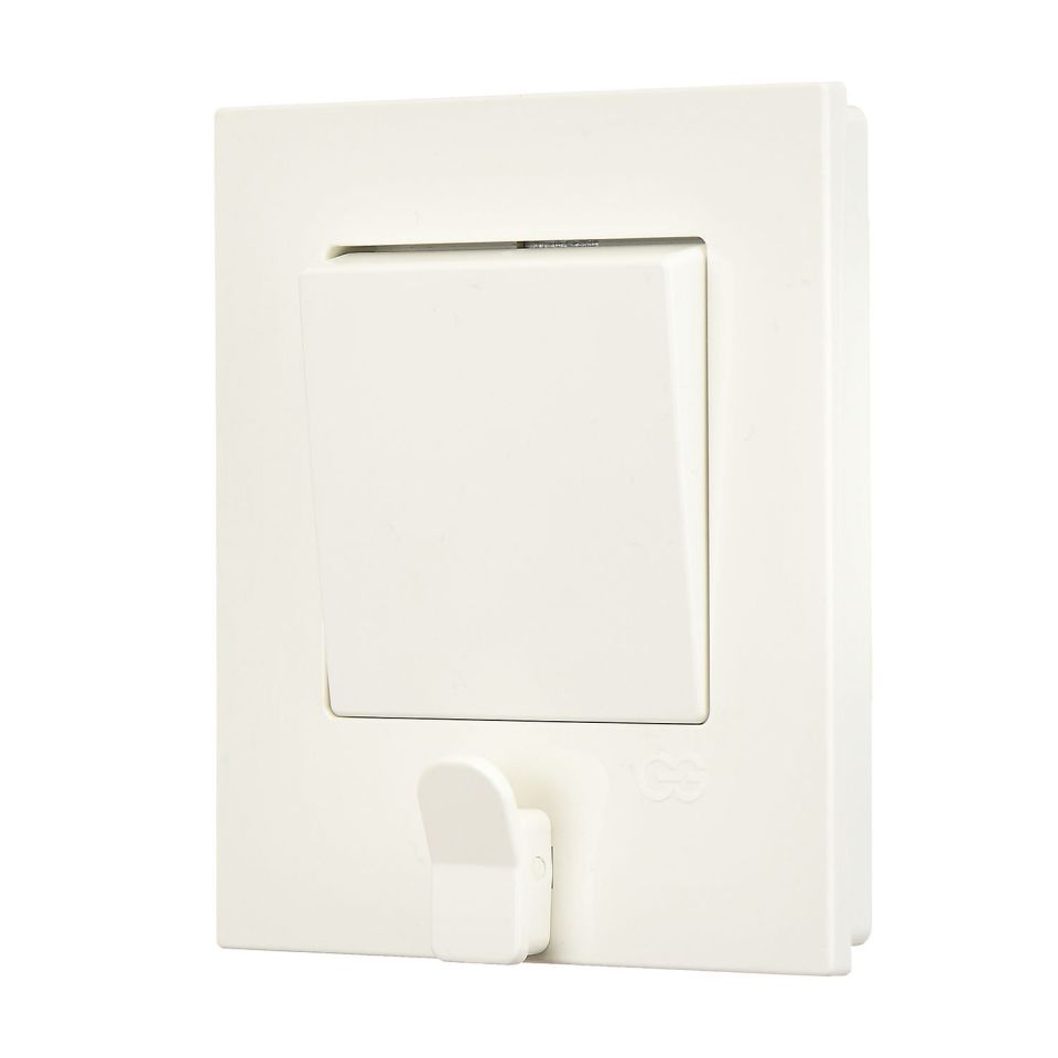 Günsan Eqona Fildişi Beyazı Vidalı Pratik Anahtarlık Anahtar