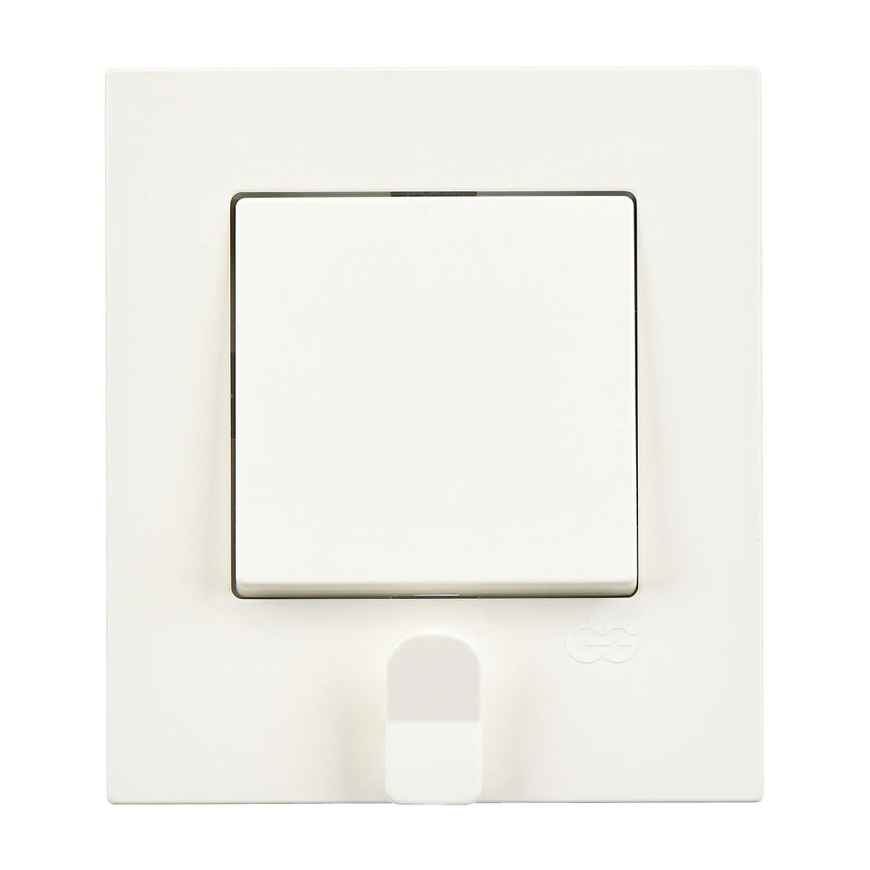 Günsan Eqona Fildişi Beyazı Vidalı Pratik Anahtarlık Anahtar