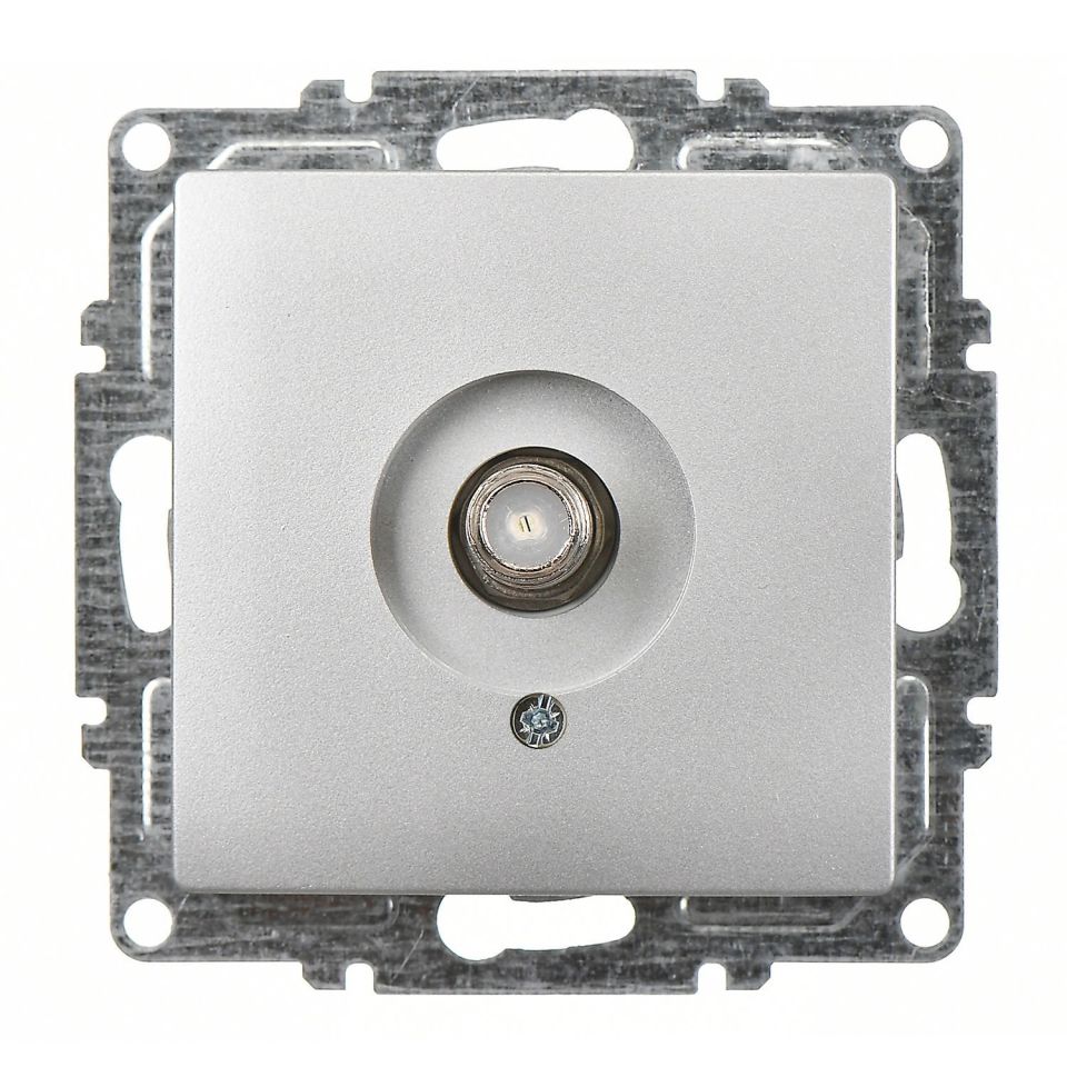 Günsan Visage Gümüş Dişi Tekli Uydu Prizi Eko