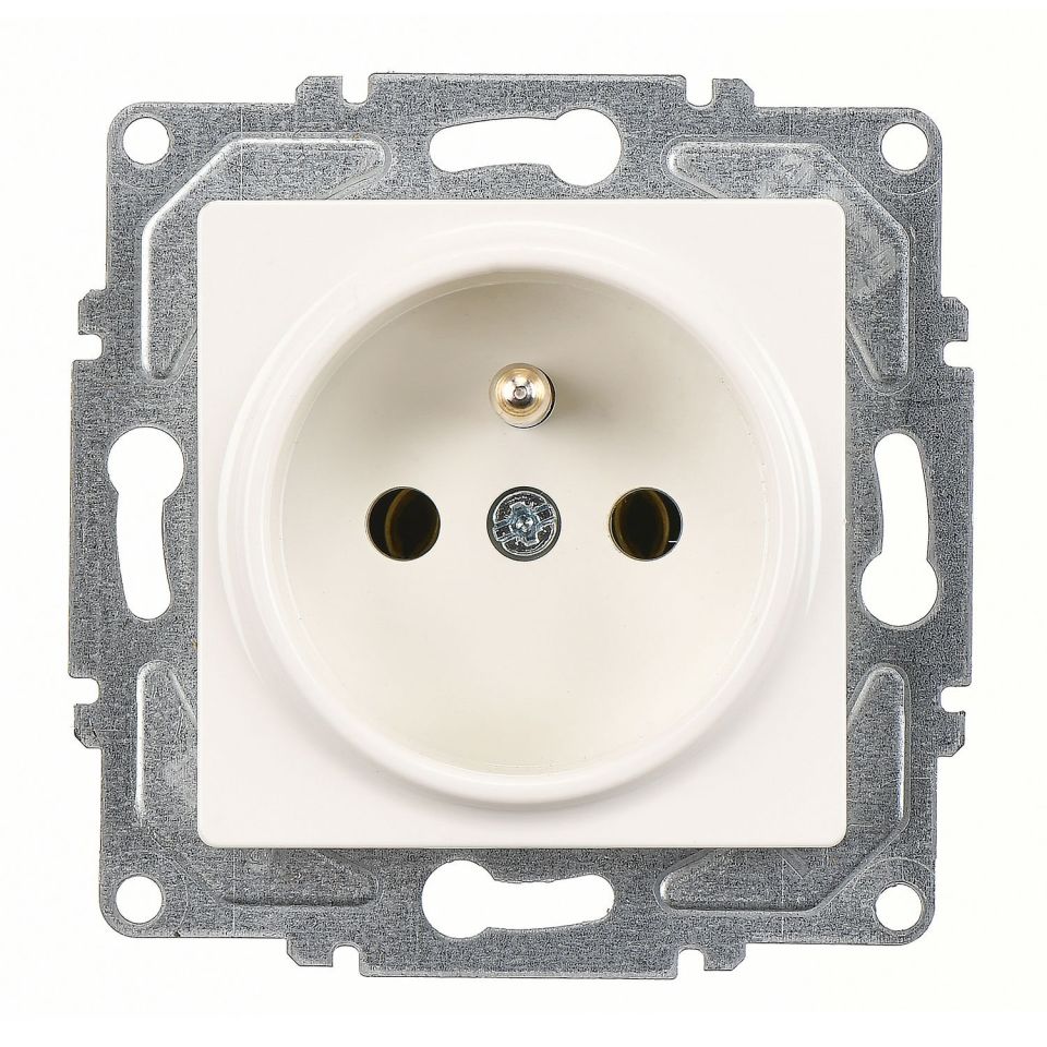 Günsan Eqona Fildişi Beyazı UPS Priz - 16A 250V - Klipsli