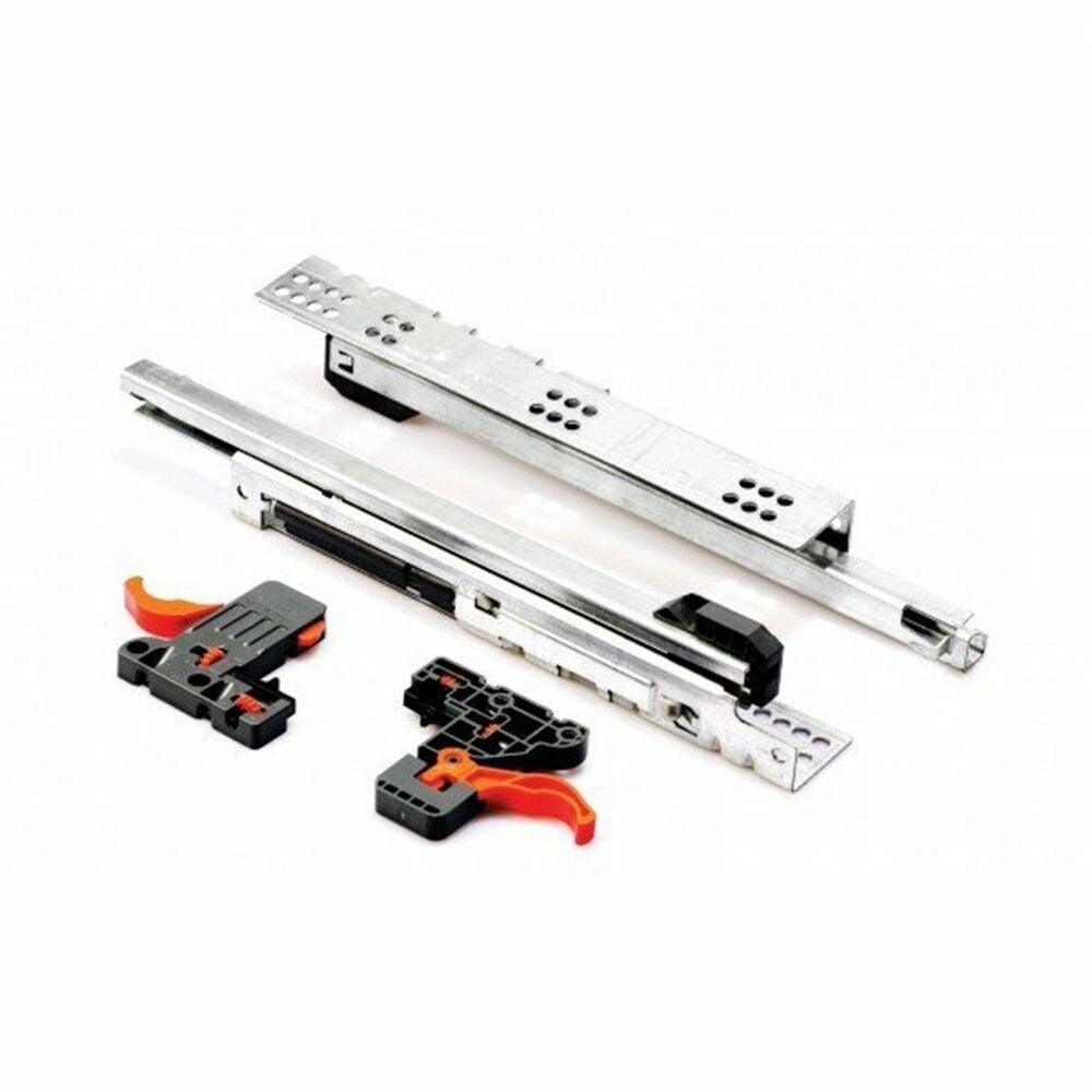 SAMET SMART 45 CM KISMİ AÇILIM FRENLİ ÇEKME RAYI MANDAL DAHİL