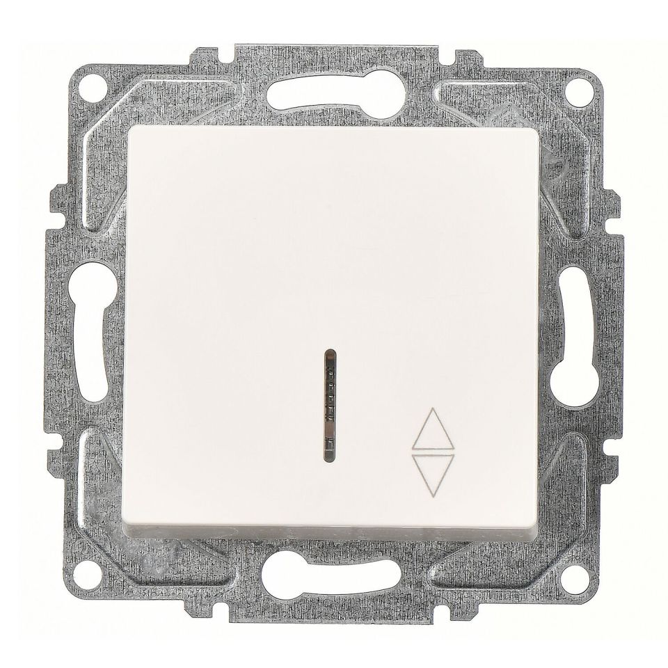 Günsan Eqona Fildişi Beyazı Klipsli Eqona Işıklı Vavien Anahtar Fildişi Beyazı