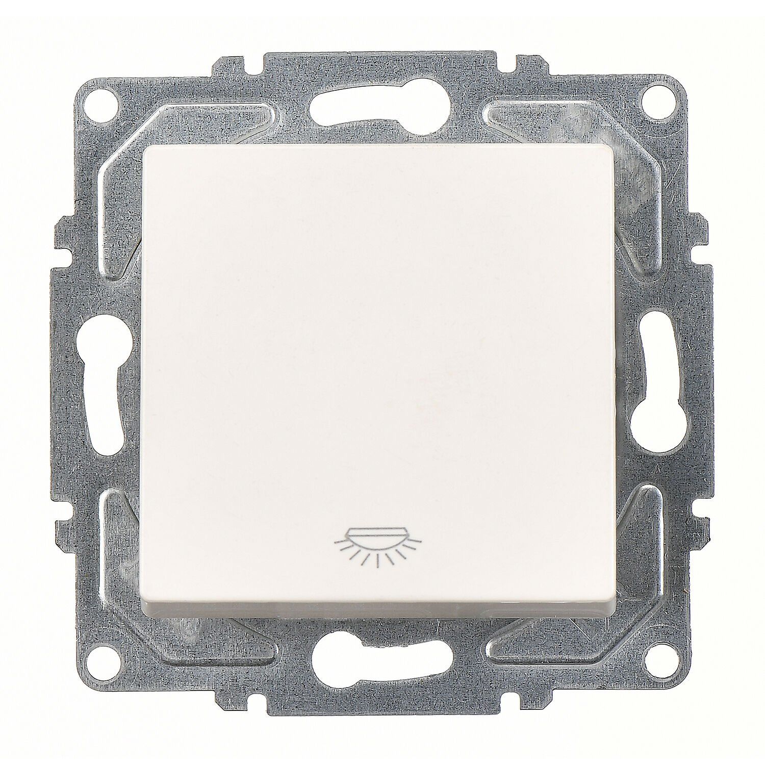 Günsan Eqona Fildişi Beyazı Klipsli Liht Anahtar 10AX 250V