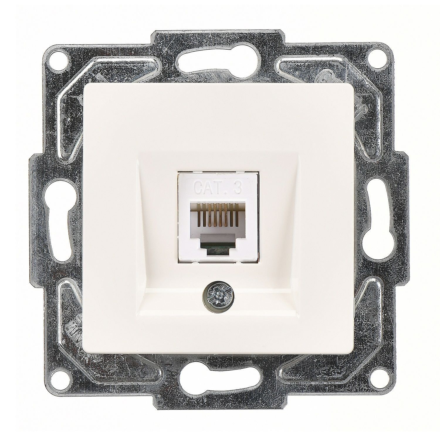 Günsan Valta Eqona Nümeris Telefon Prizi (Cat3) Fildişi Beyazı