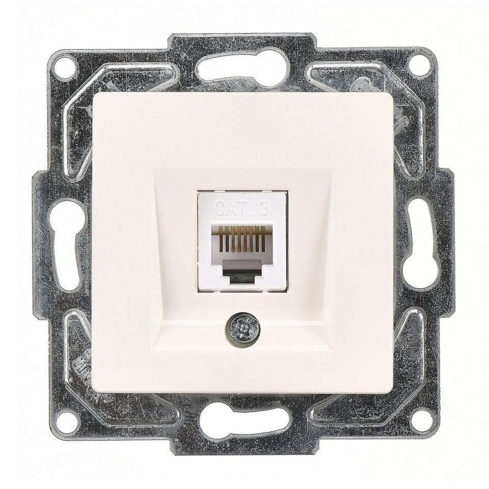 Günsan Valta Eqona Nümeris Telefon Prizi (Cat3) Fildişi Beyazı