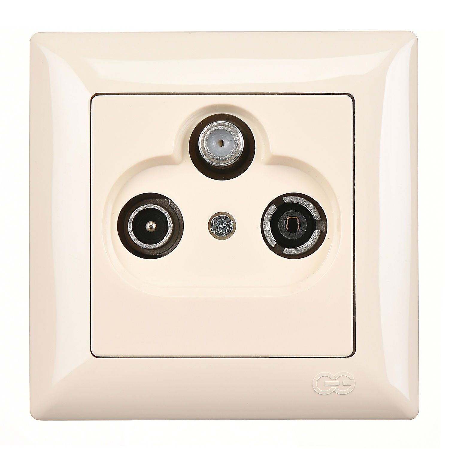 Günsan Visage Uydu Prizi Geçişli (Sat-TV-Radyo) Krem